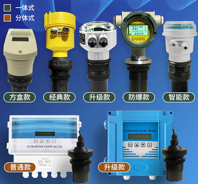四線制超聲波液位計(jì)產(chǎn)品分類圖